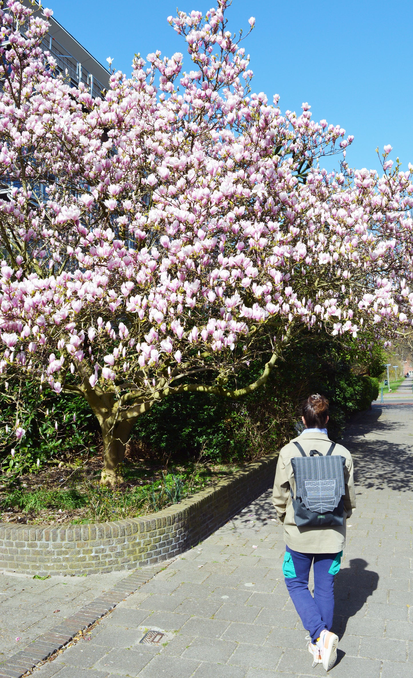 Backpack unisex waterproof water resistant cordura grey hipster backpack rucksack cycling bag everyday large backpack Zurichtoren geometric