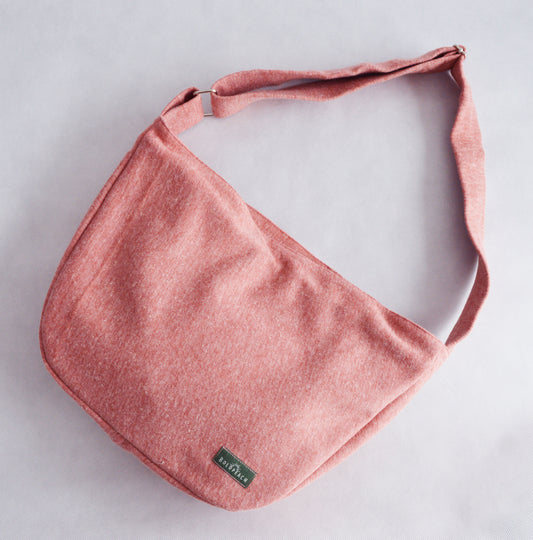 Bike crossbody bag bike messenger bag salmon pink cycling bag minimalist simple casual sweater bag rose sporty bag 1.1 BASIC COLLECTION