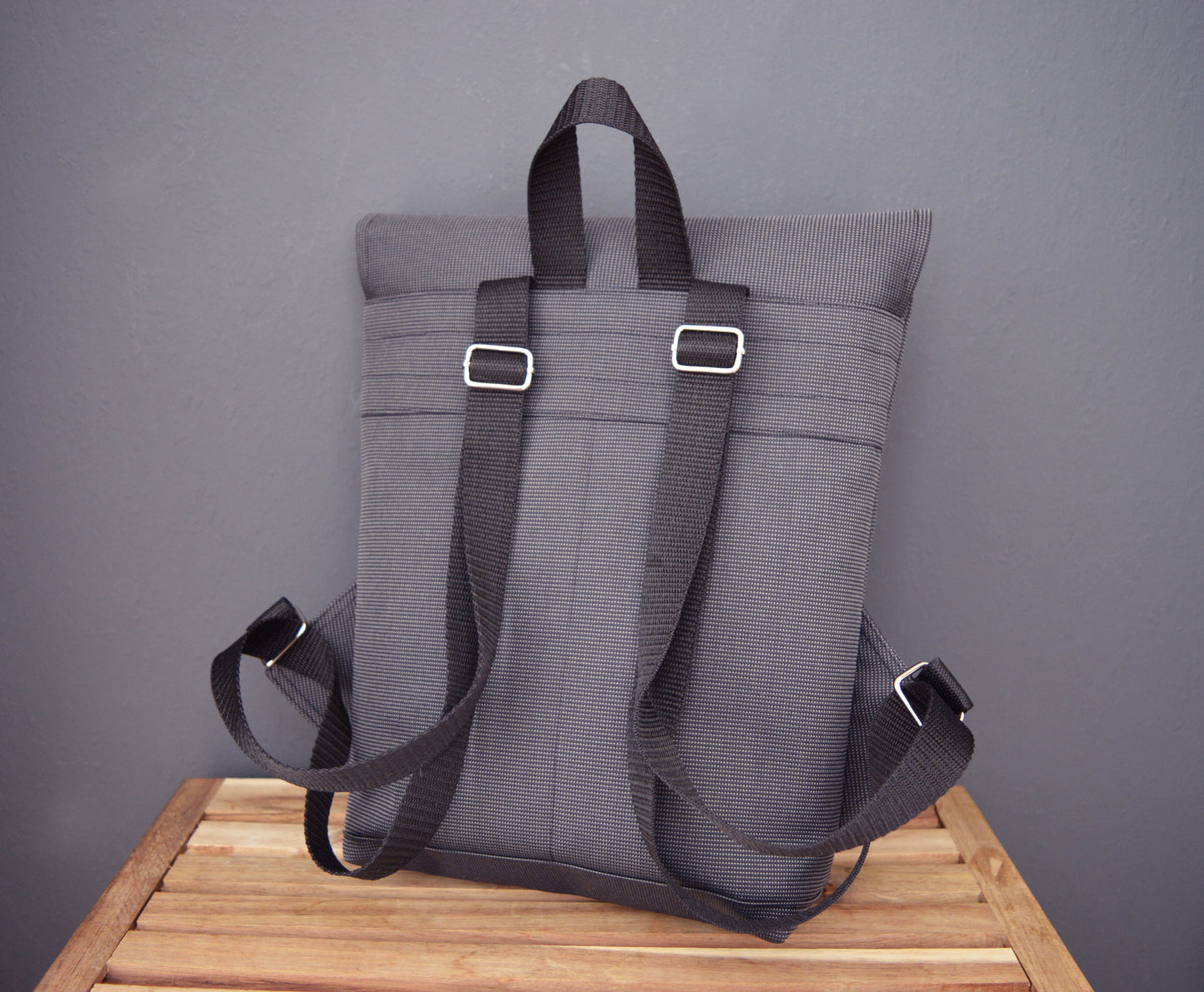 Backpack gray hipster backpack rucksack cycling bag everyday small mini backpack grey tablet backpack minimalist minimal waterproof bag