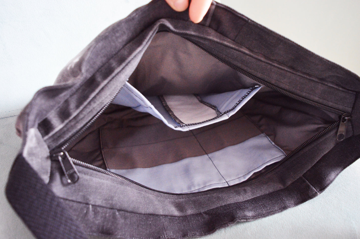 Black crossbody bag messenger bag butterfly moth medium vegan bag OOAK tarot metamorphosis vegan fashion mystic magical old school tattoo