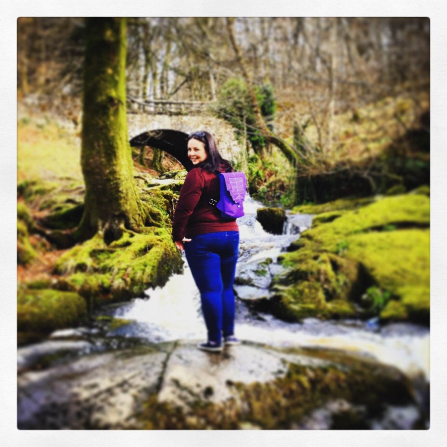 Backpack purple hipster backpack rucksack cycling bag waterproof small mini backpack Zurichtoren geometric simple backpack plum very peri