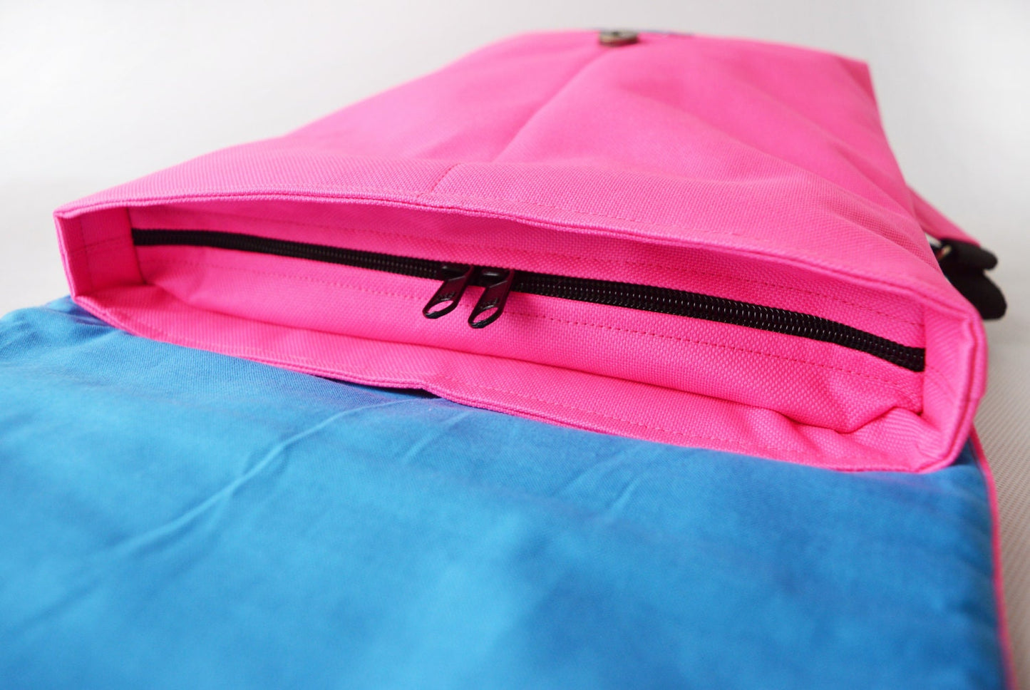 Backpack neon pink hipster backpack rucksack cycling bag waterproof small mini backpack Zurichtoren geometric simple minimal vibrant neon