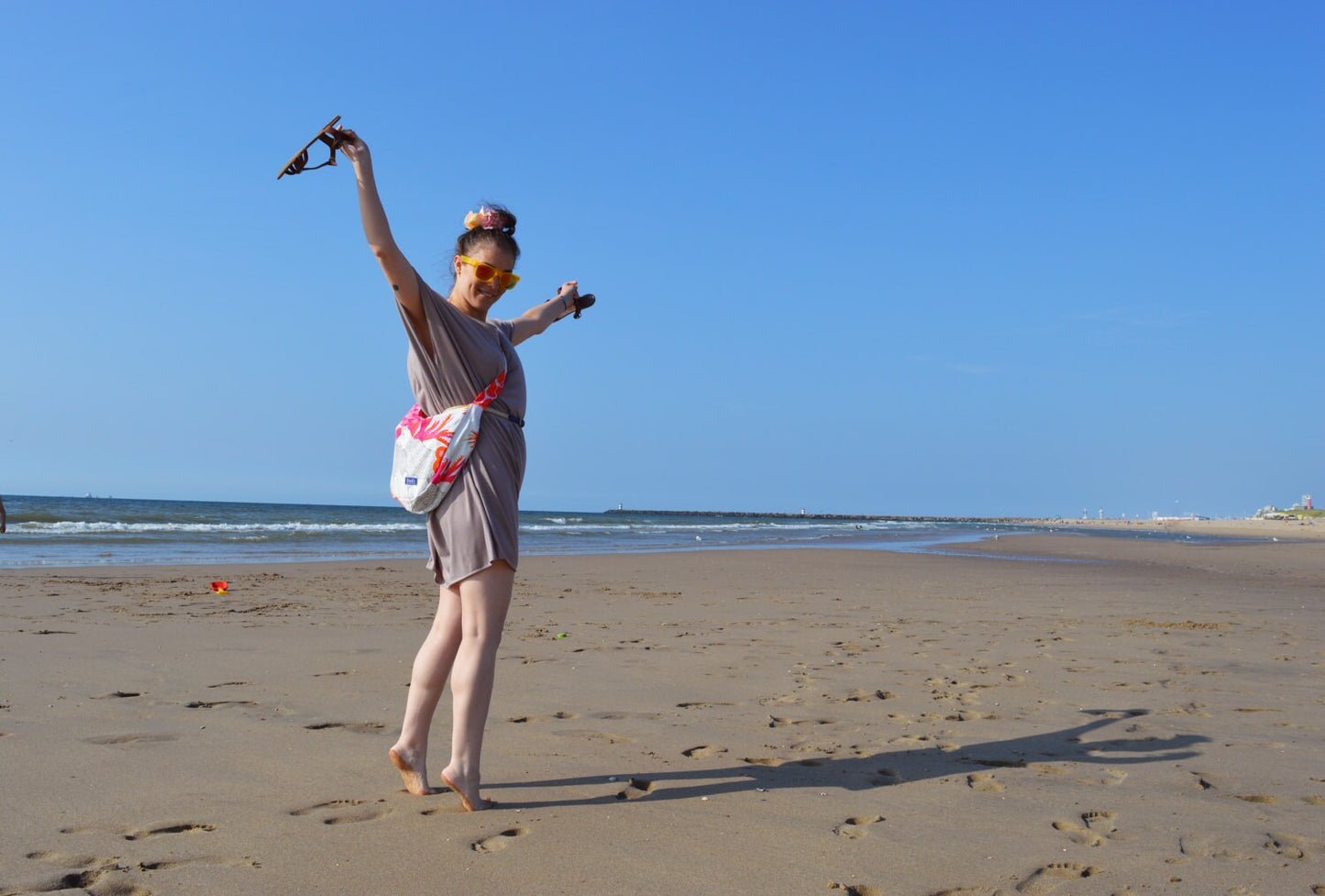 Bike crossbody bag bike messenger bag geometric stripes black white brown yellow abstract geometry striped minimalist 1.1 BASIC COLLECTION