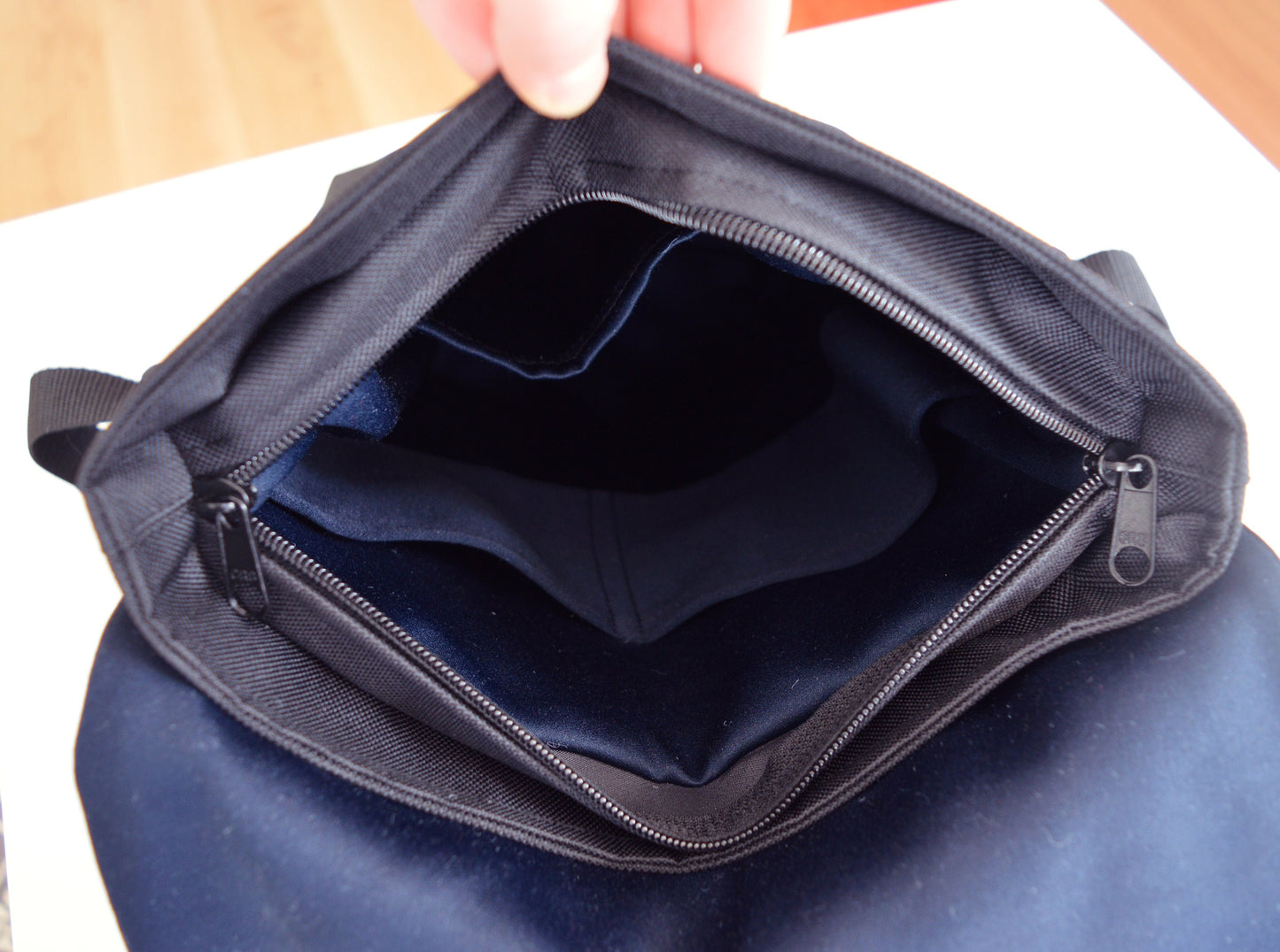 Black backpack hipster backpack rucksack cycling bag waterproof small mini backpack Zurichtoren geometric minimalist bag water resistant