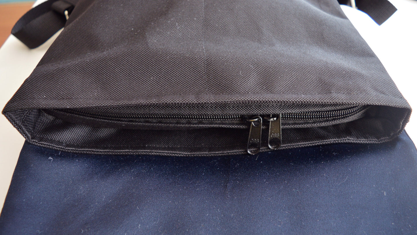 Black backpack hipster backpack rucksack cycling bag waterproof small mini backpack Zurichtoren geometric minimalist bag water resistant