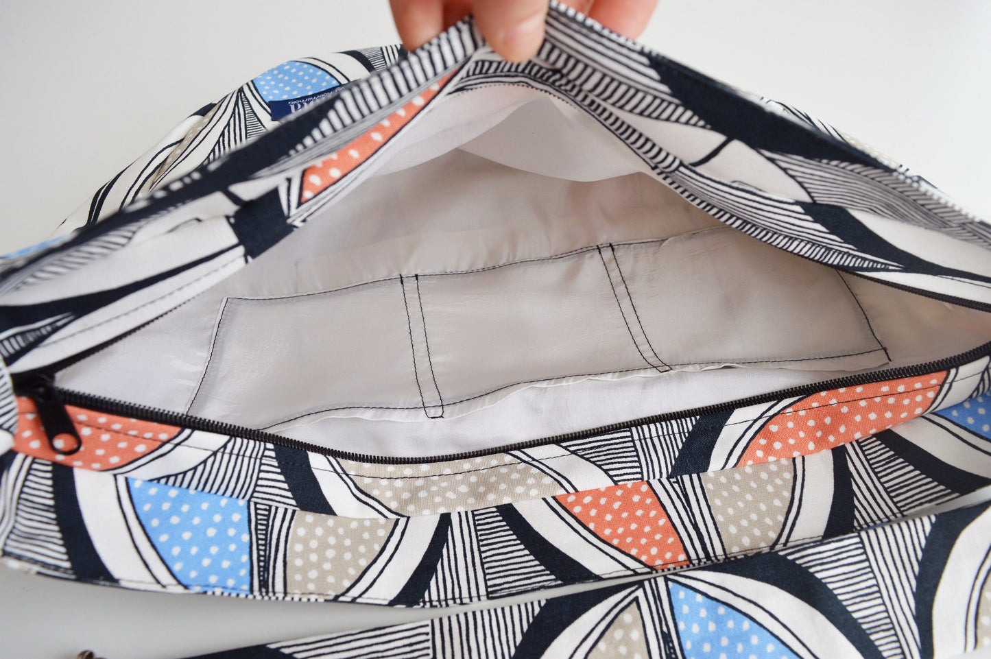 Messenger bag crossbody bag bike messenger bag canvas bag leaves striped tribal pattern shoulder bag diaper bag nappy bag roller skate bag