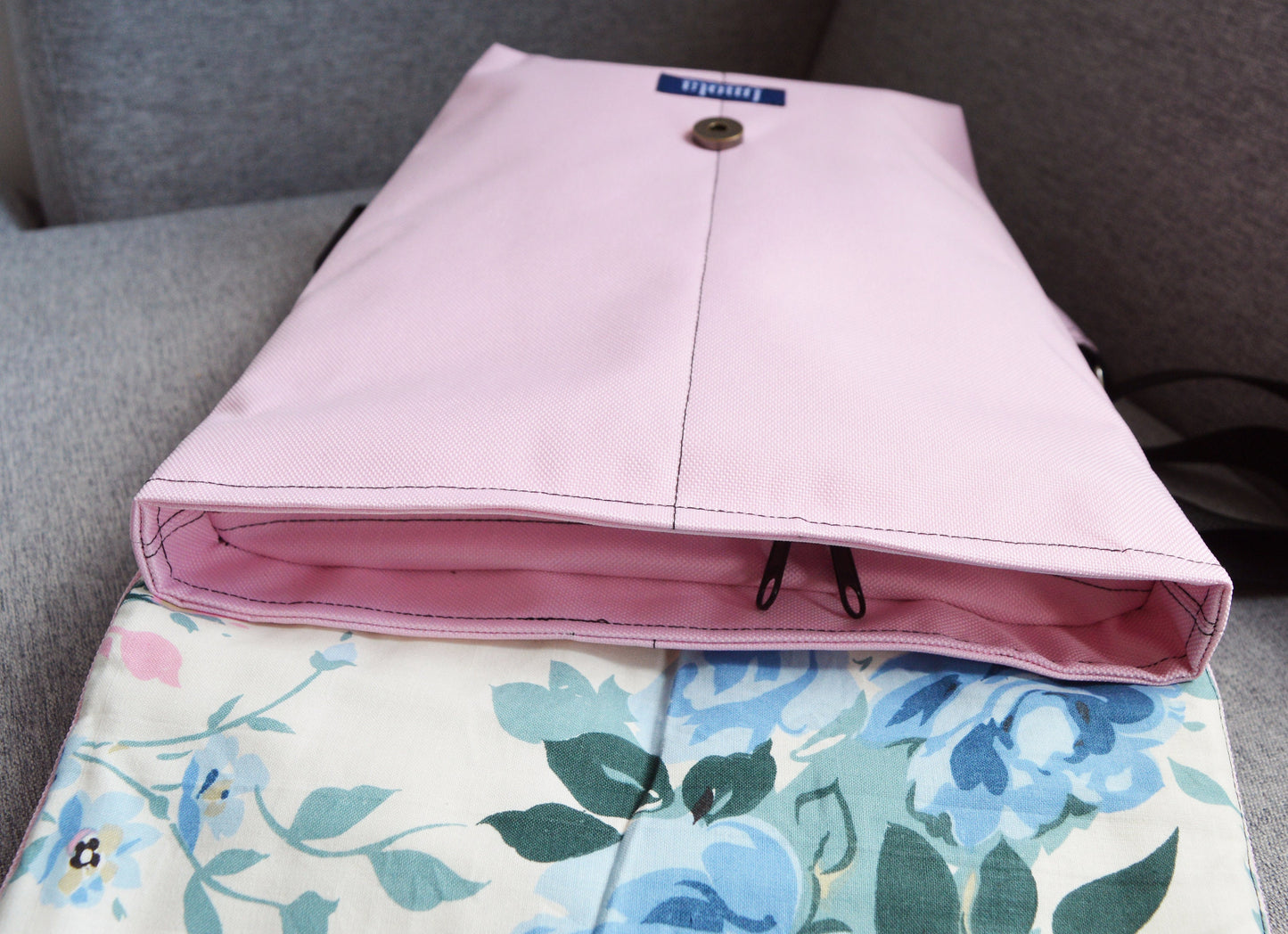 Backpack rose quartz hipster backpack rucksack cycling bag waterproof small mini backpack Zurichtoren geometric simple minimal pastel pink