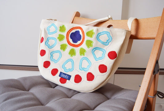 Beige purse crossbody bag messenger bag medium vegan bag mandala applique OOAK moroccan turkish oriental ethnic purse small vegan fashion